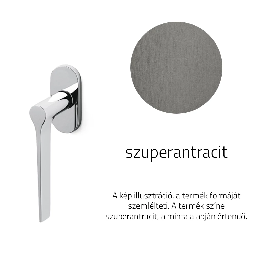 Olivari Lama L szuperantracit ablakfélkilincs K106B
