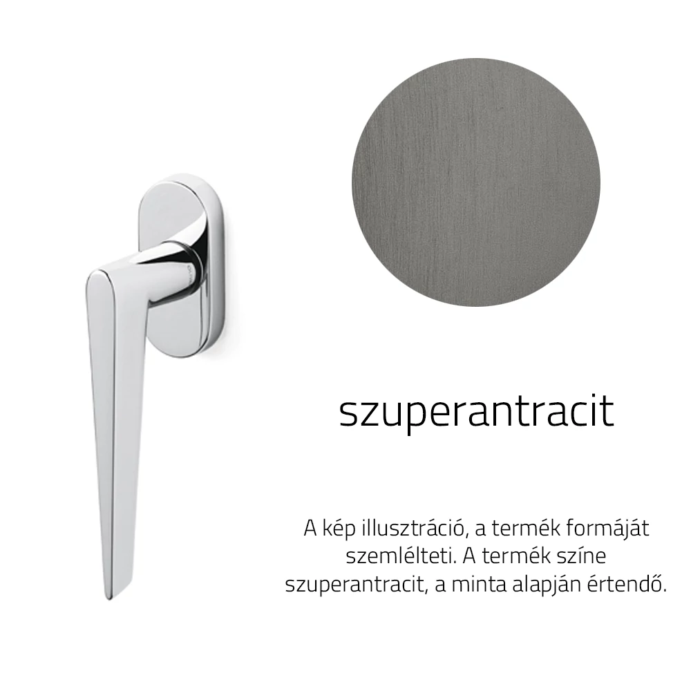 Olivari Nina szuperantracit ablakfélkilincs K234