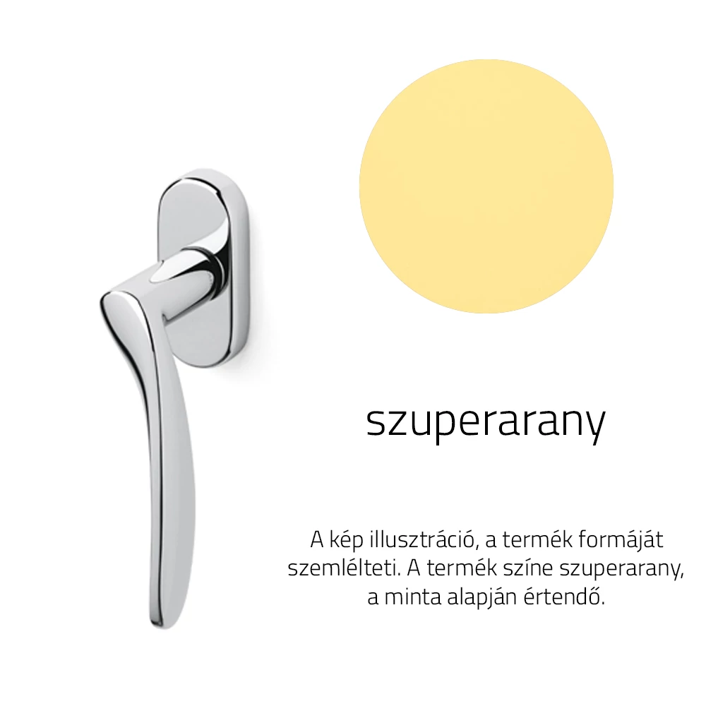 Olivari Novella ablakfélkilincs szuperarany fényes K165