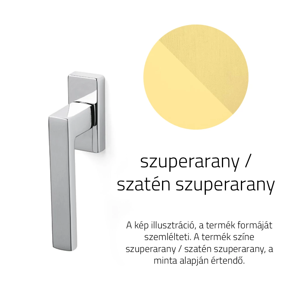 Olivari Planet Q szuperarany / szatén szuperarany ablakfélkilincs K203