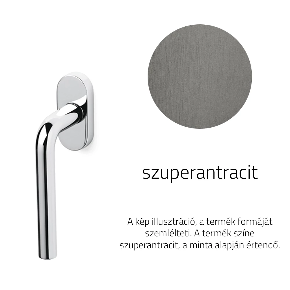 Olivari Raffaella szuperantracit ablakfélkilincs K128