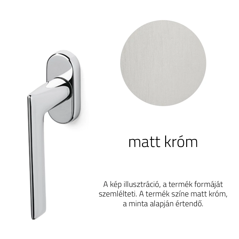 Olivari Tecno matt króm ablakfélkilincs K182
