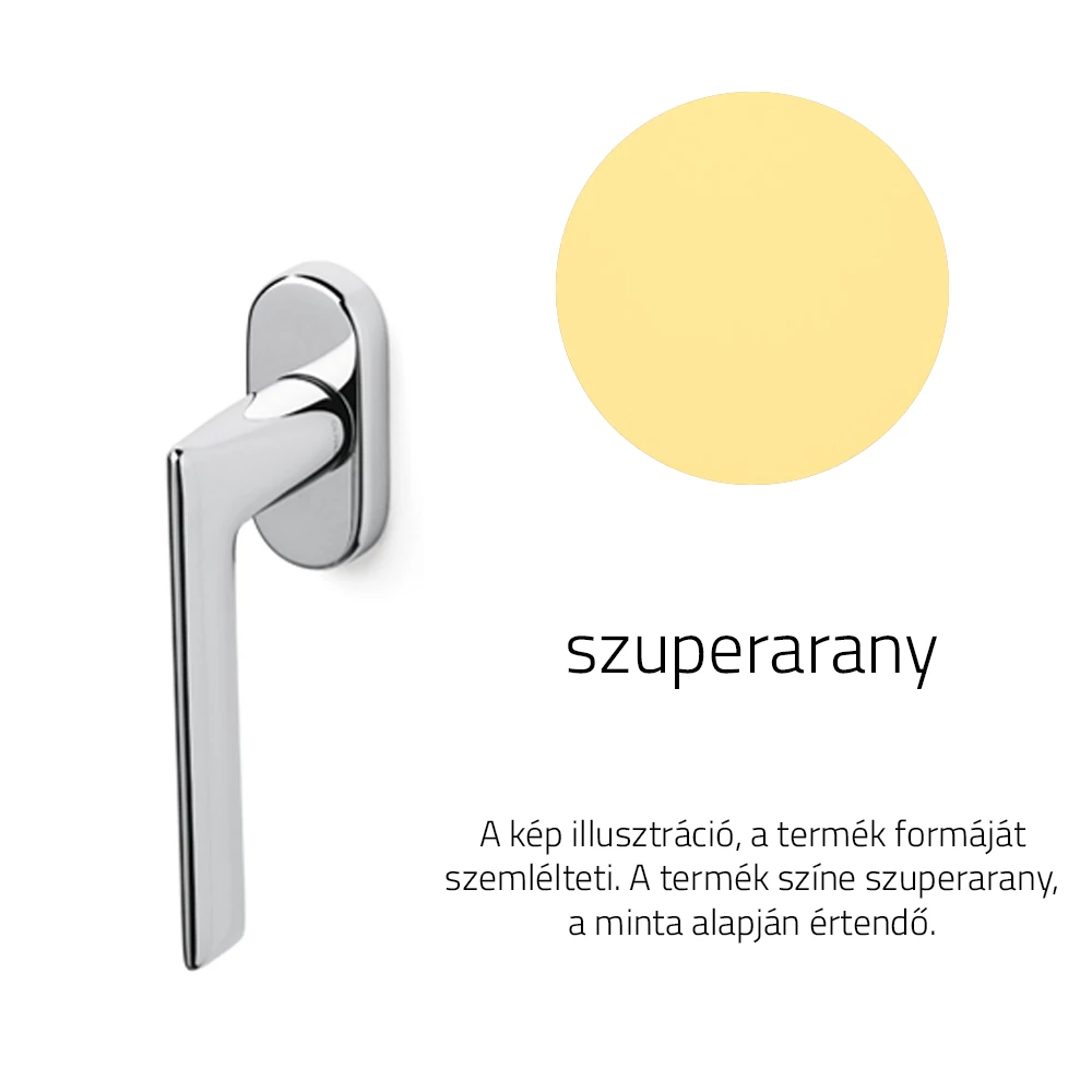 Olivari Tecno szuperarany ablakfélkilincs K182