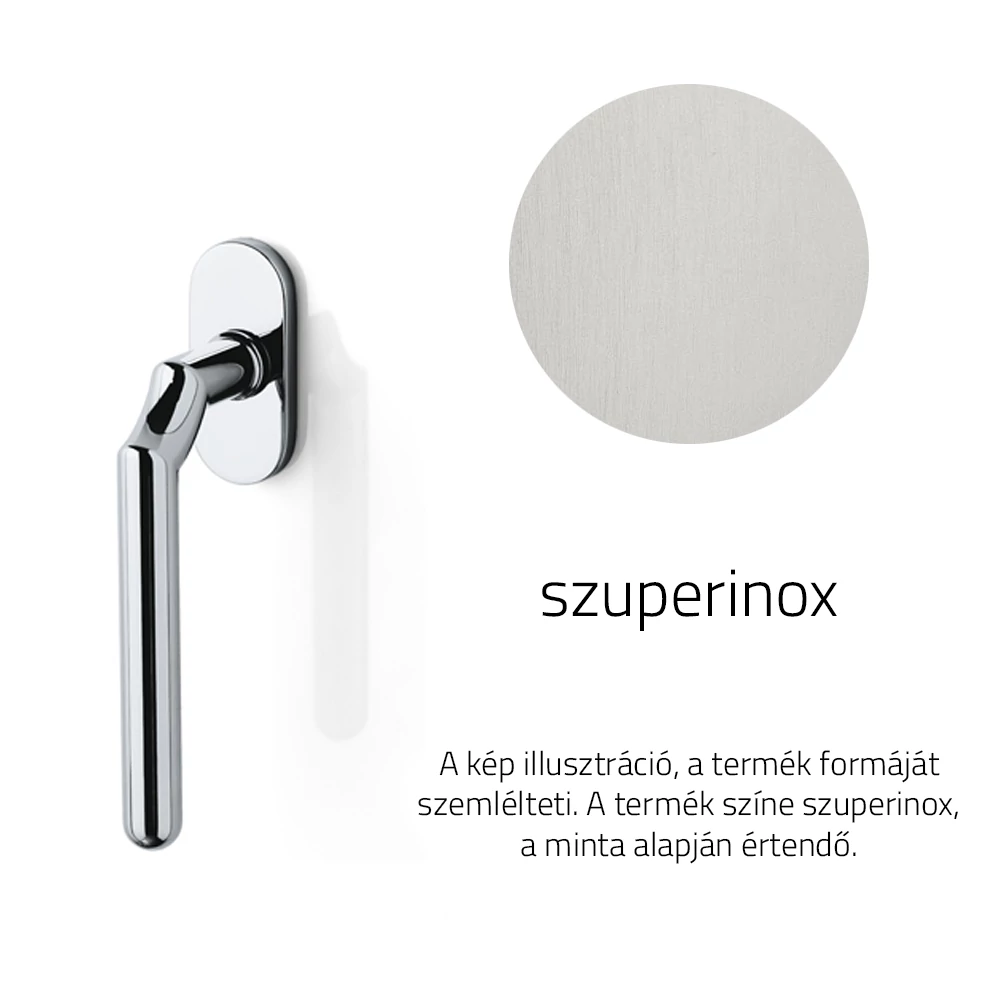 Olivari Virgola szuperinox ablakfélkilincs K251B