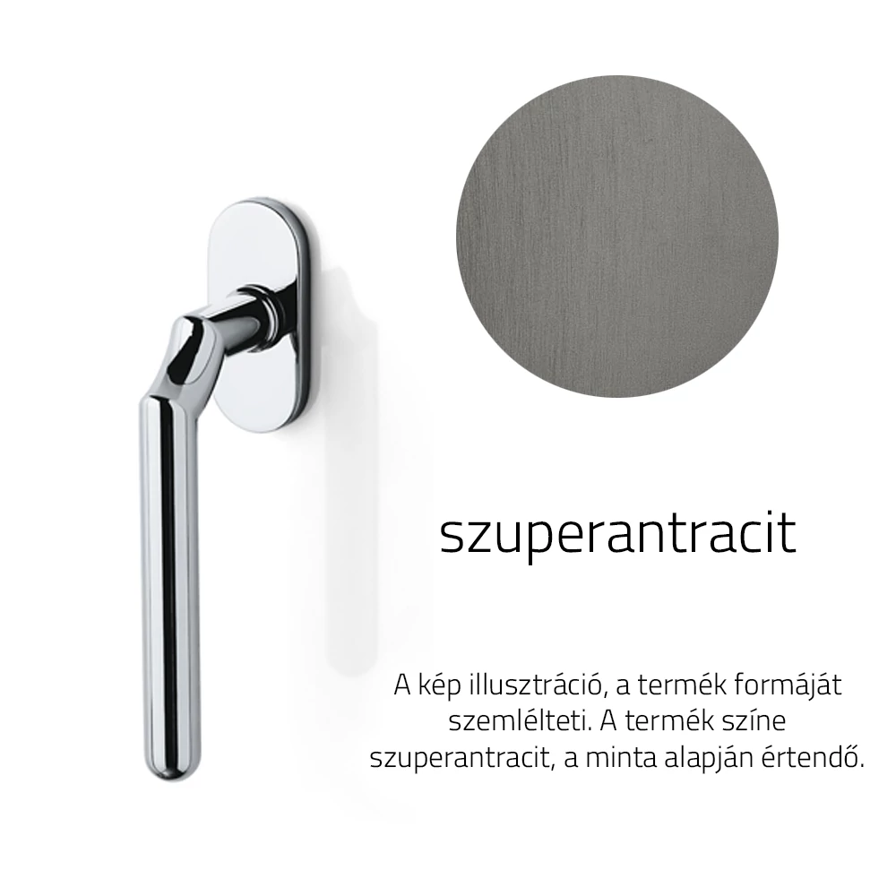 Olivari Virgola szuperantracit ablakfélkilincs K251B