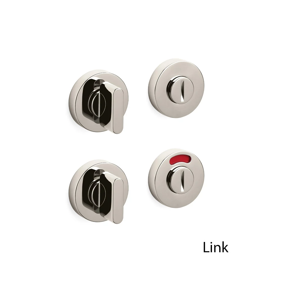 Olivari Link fényes szupernikkel WC alsó körrozetta H200V6