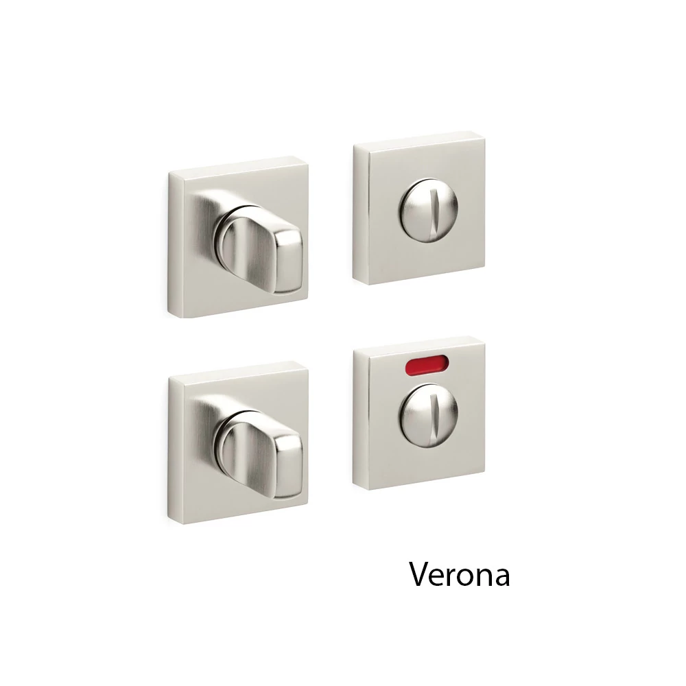 Olivari Verona Q szatén szupernikkel WC négyzetrozetta H117V6