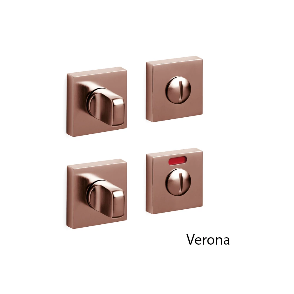 Olivari Verona Q szatén szuperréz WC négyzetrozetta H117V6