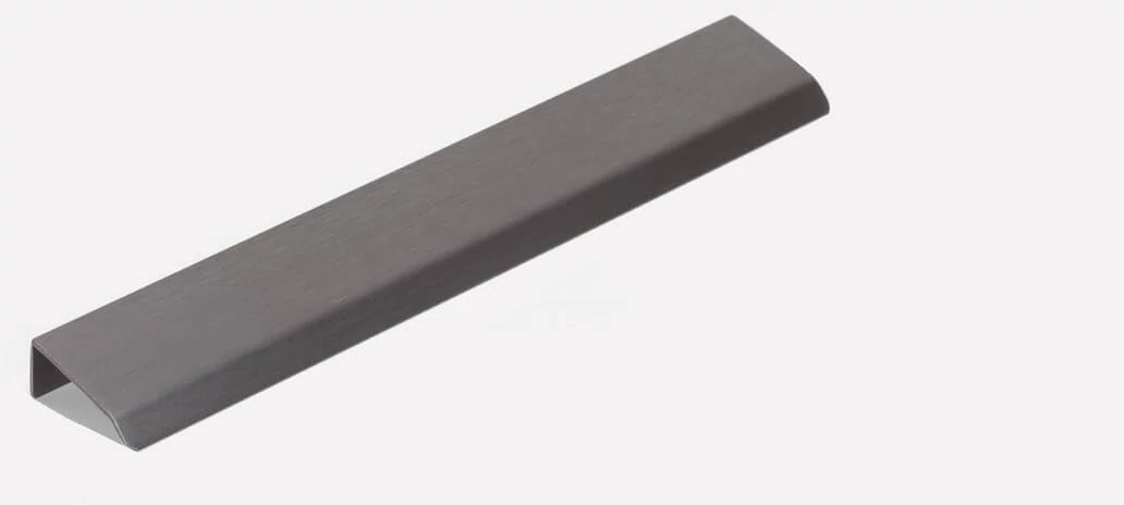 Viefe CURVE fogantyú 128 mm, alumínium, csiszolt szürke