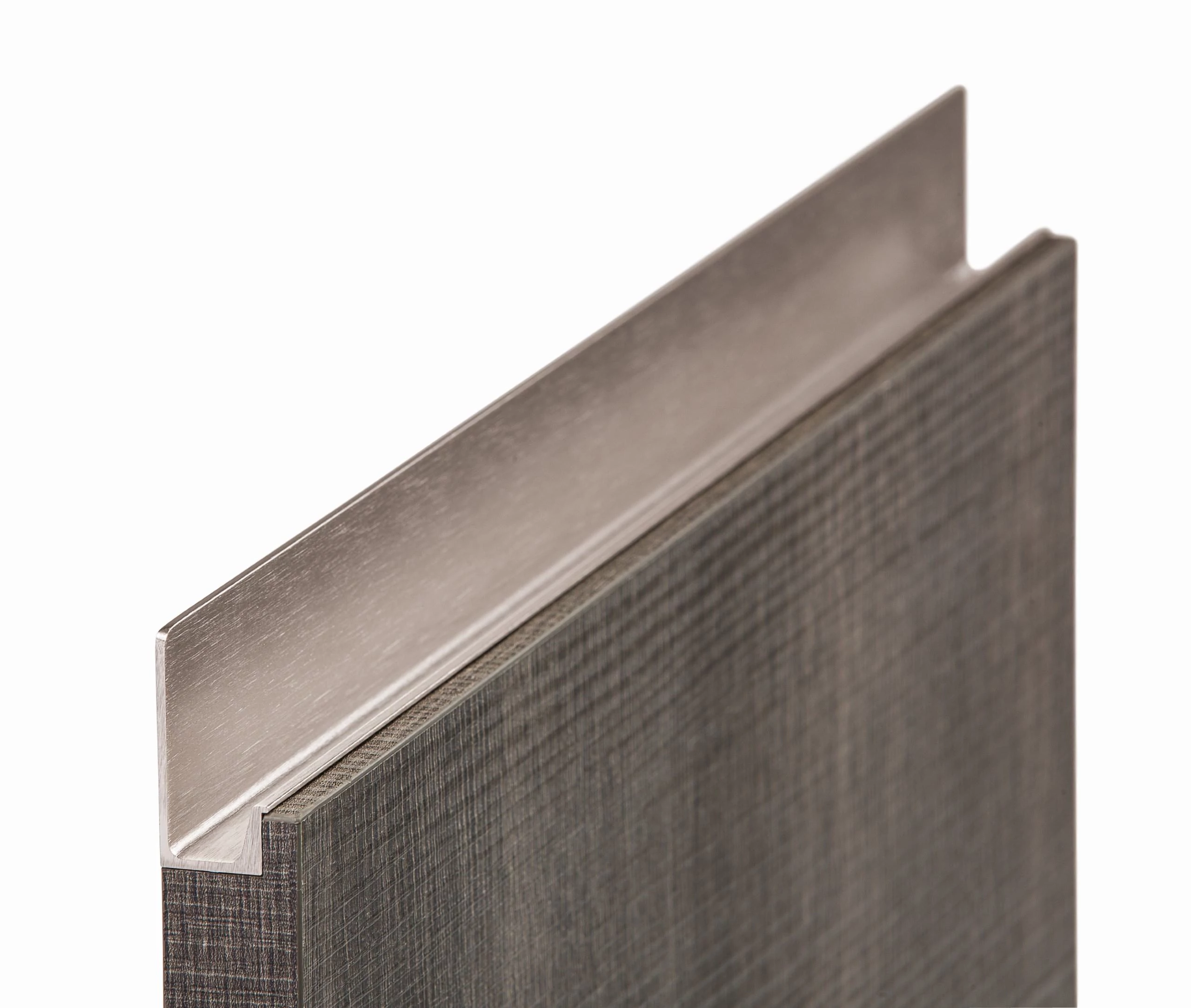 Viefe JEY fogantyú élbe ültethető, 1197 mm, alumínium, szálcsiszolt (inox hatású)