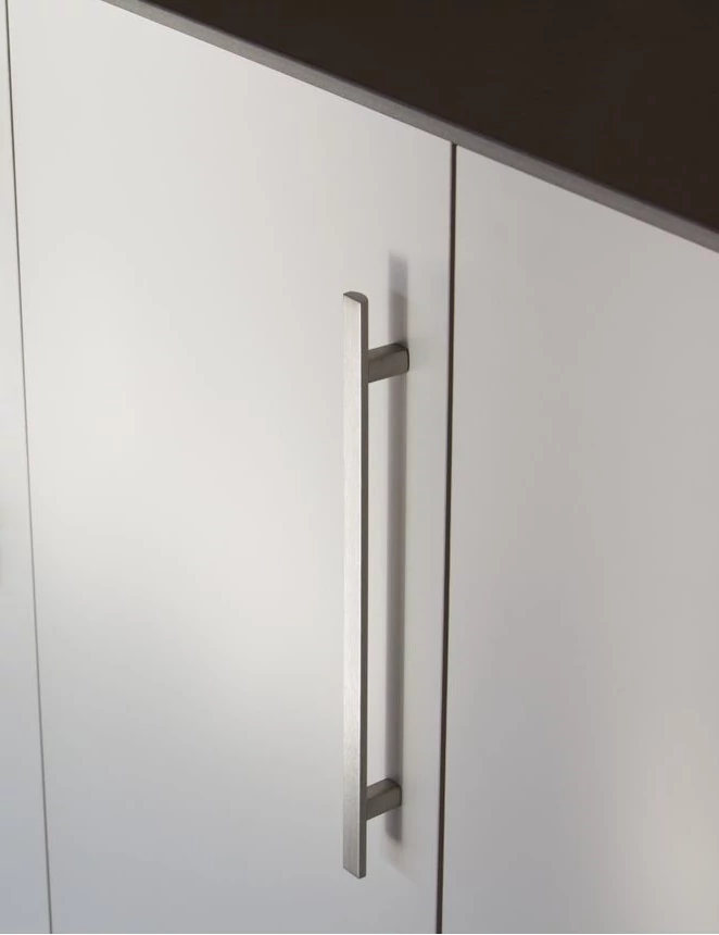 Viefe ARA fogantyú  96 mm, fém, szálcsiszolt (inox hatású)