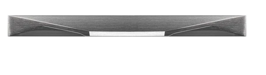 Viefe CUTT fogantyú  96-128 mm, alumínium, szálcsiszolt (inox hatású)