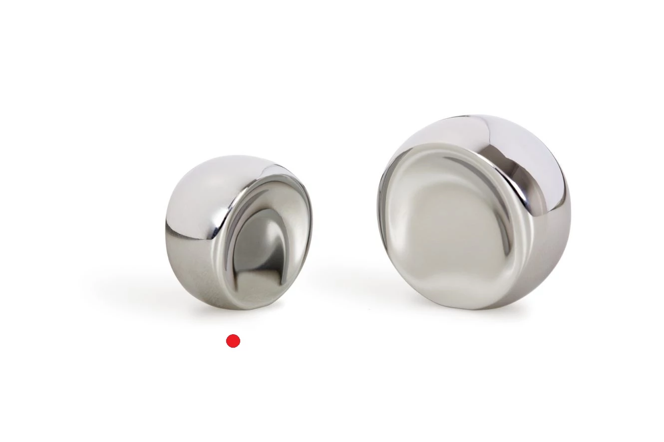 Viefe BALL gomb fogantyú, 24 mm, fém, fényes króm