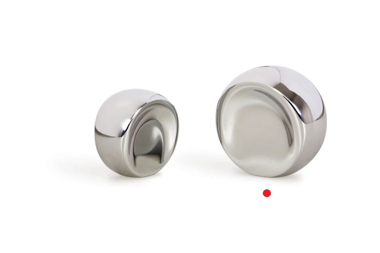 Viefe BALL gomb fogantyú, 29 mm, fém, fényes króm