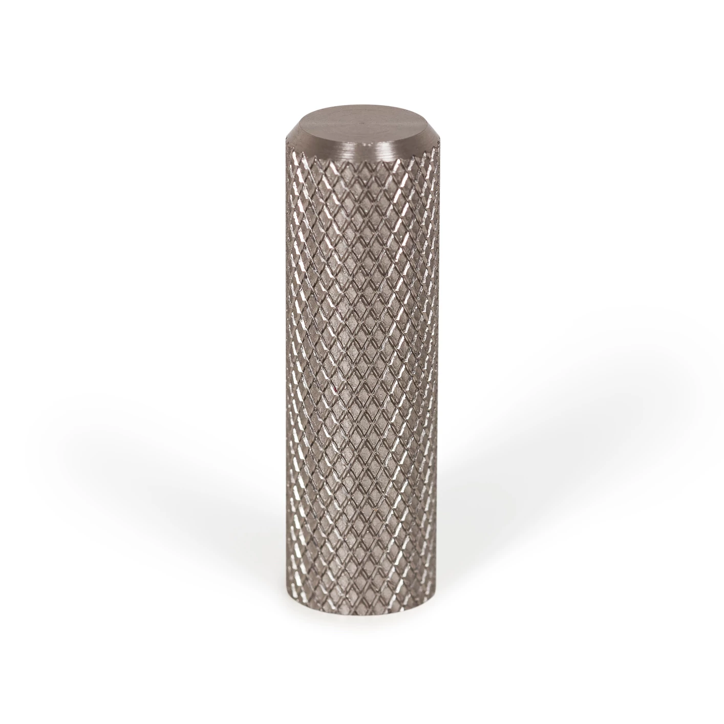 Viefe GRAF mini fogantyú gomb, 10 mm, fém, szálcsiszolt (inox hatású)