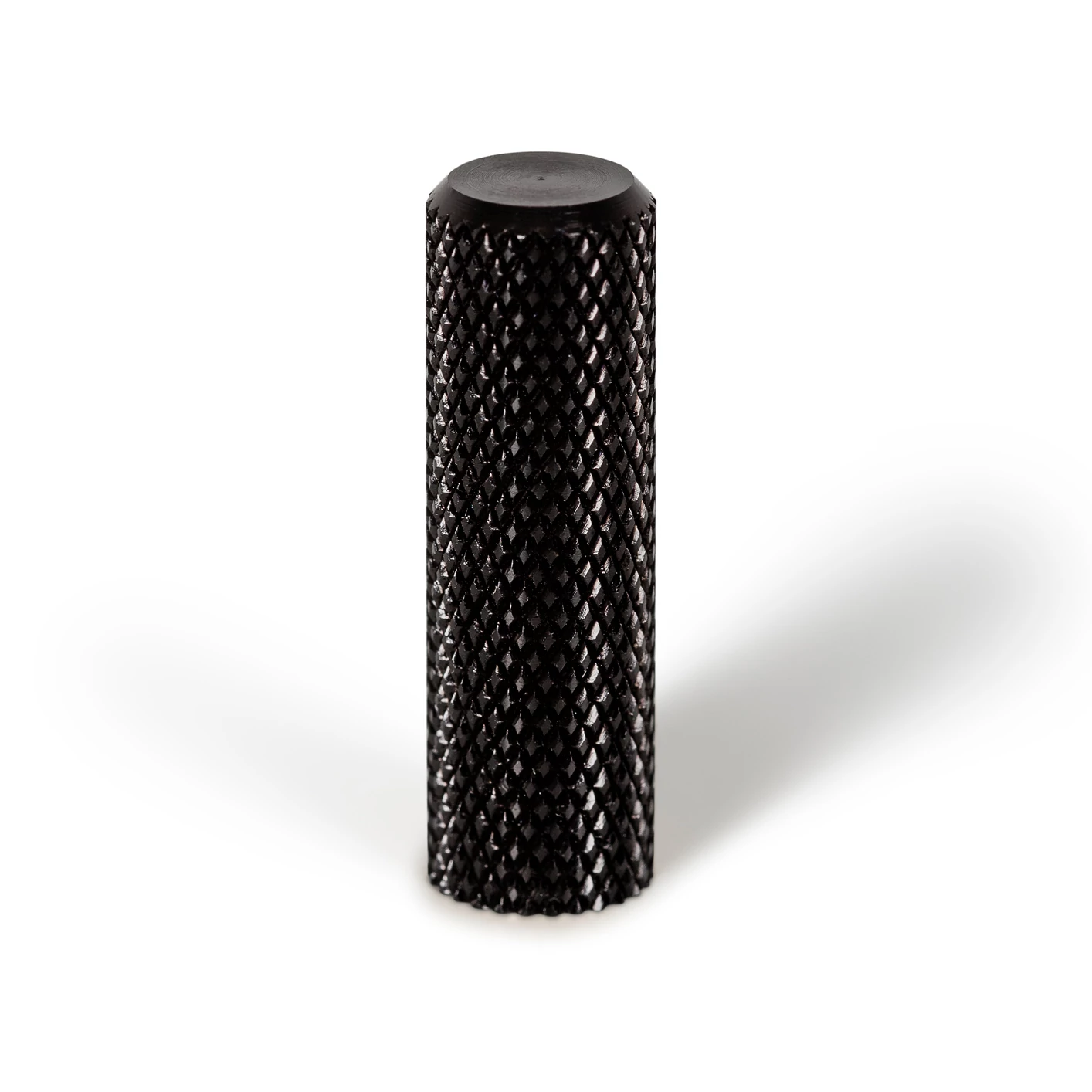Viefe GRAF mini fogantyú gomb, 10 mm, fém, csiszolt fekete