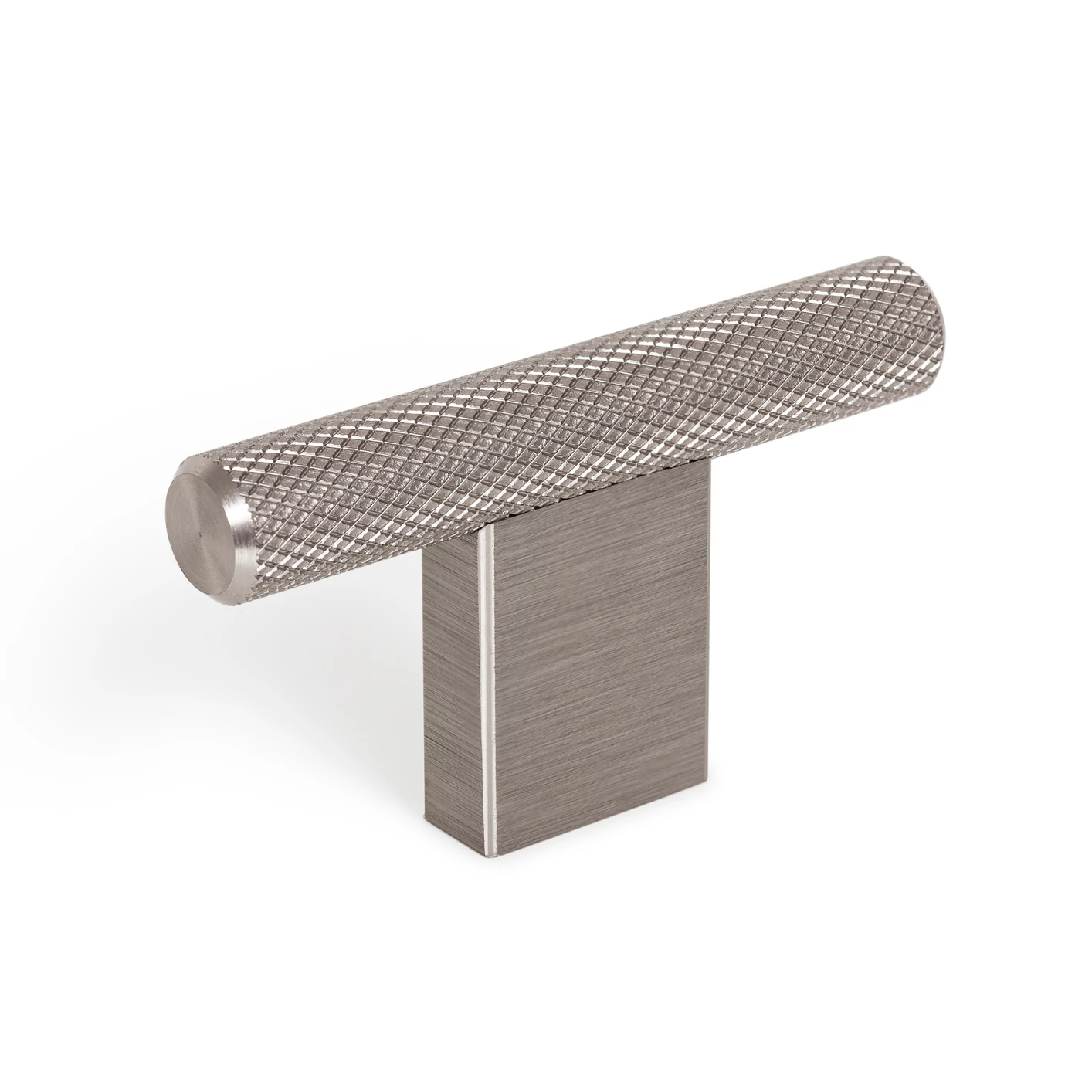 Viefe GRAF mini fogantyú gomb, 60 mm, fém, szálcsiszolt (inox hatású)