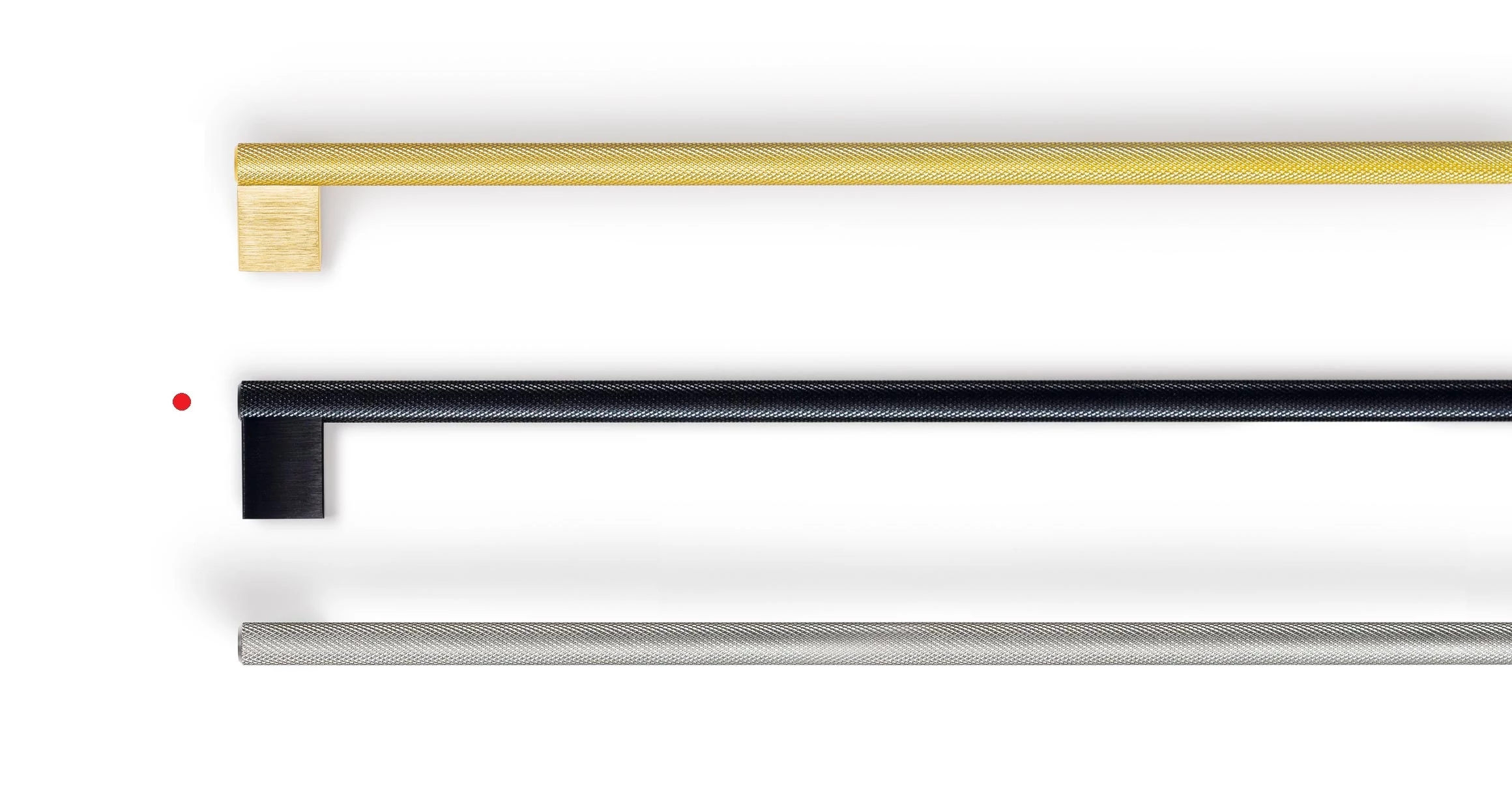 Viefe GRAF mini fogantyú 589-1178 mm, fém,csiszolt fekete