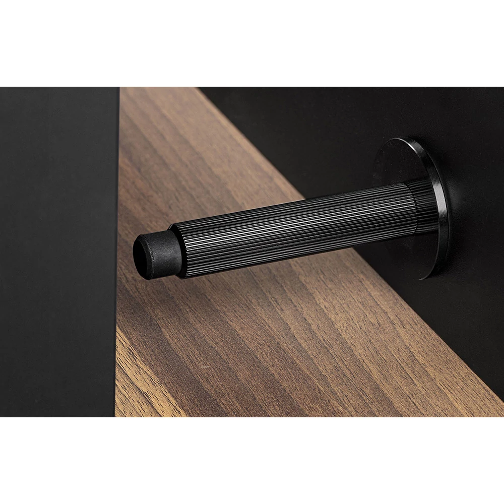 Viefe Arpa Wall fali ajtóütköző - csiszolt fekete - 8013103L30