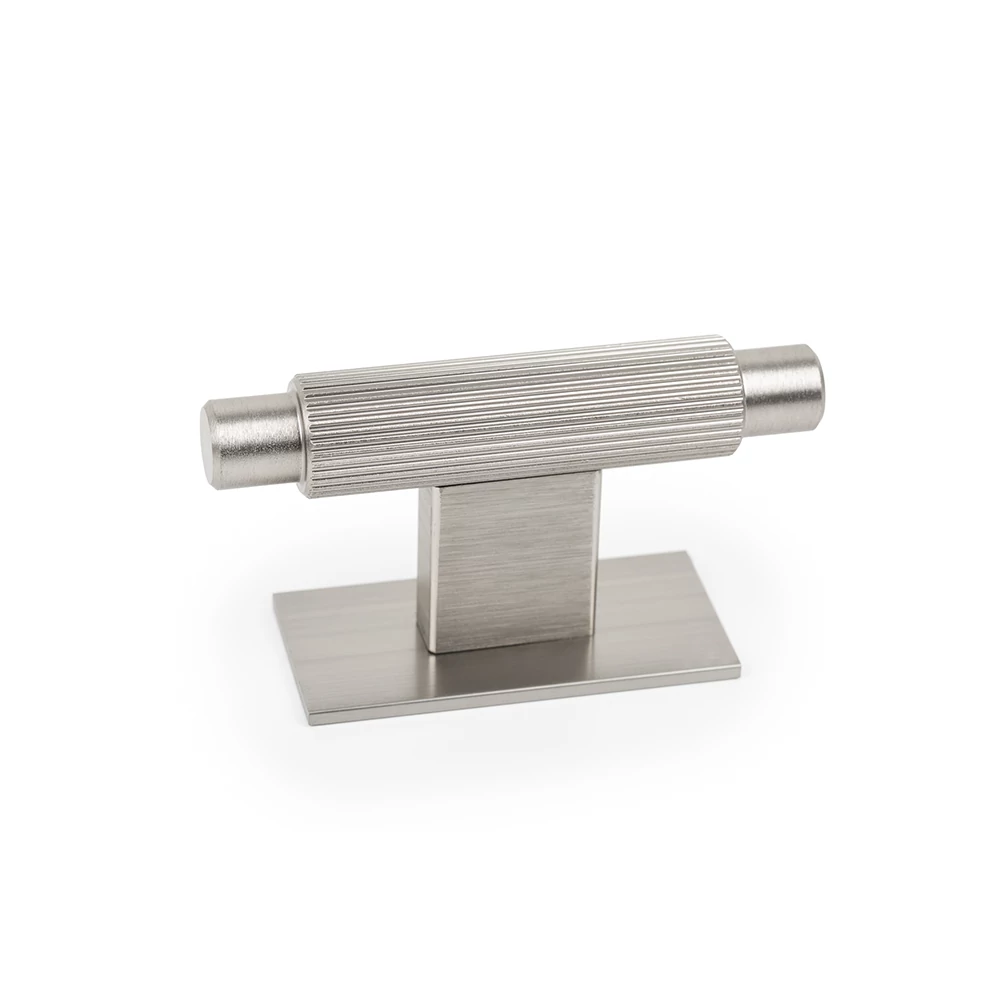 Viefe ARPA PLATE gomb fogantyú, alumínium, szálcsiszolt (inox hatású)