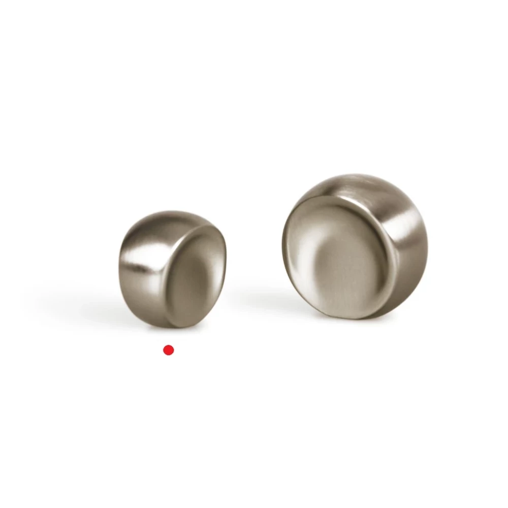 Viefe BALL gomb fogantyú, 24 mm, fém, szálcsiszolt