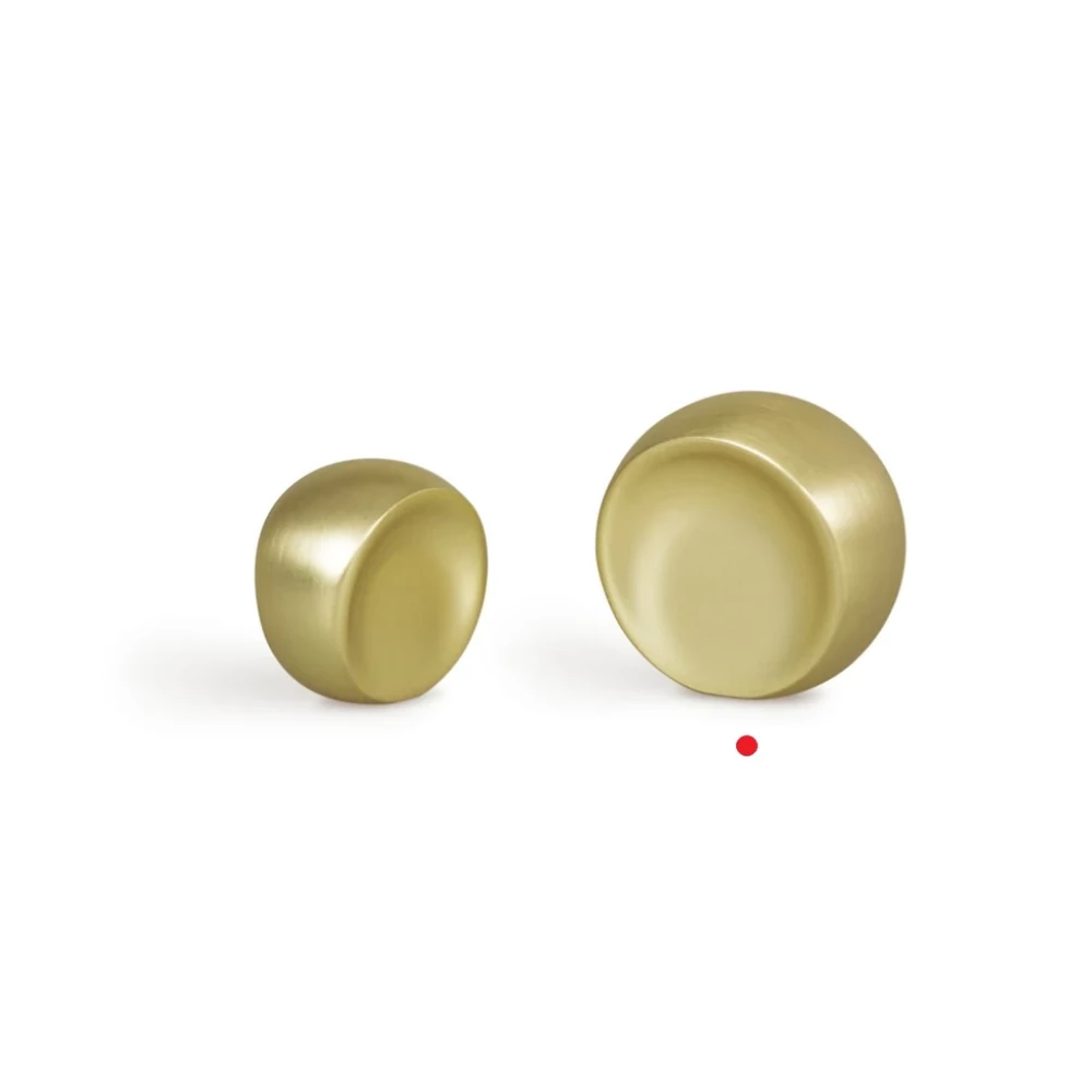 Viefe BALL gomb fogantyú, 29 mm, fém, csiszolt sárgaréz