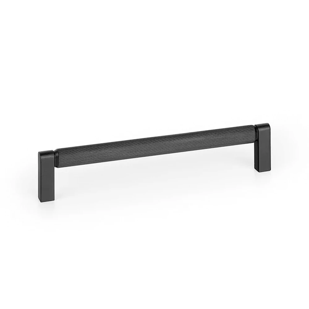 Fogantyú Viefe BROOKLYN 160mm, alumínium, csiszolt fekete