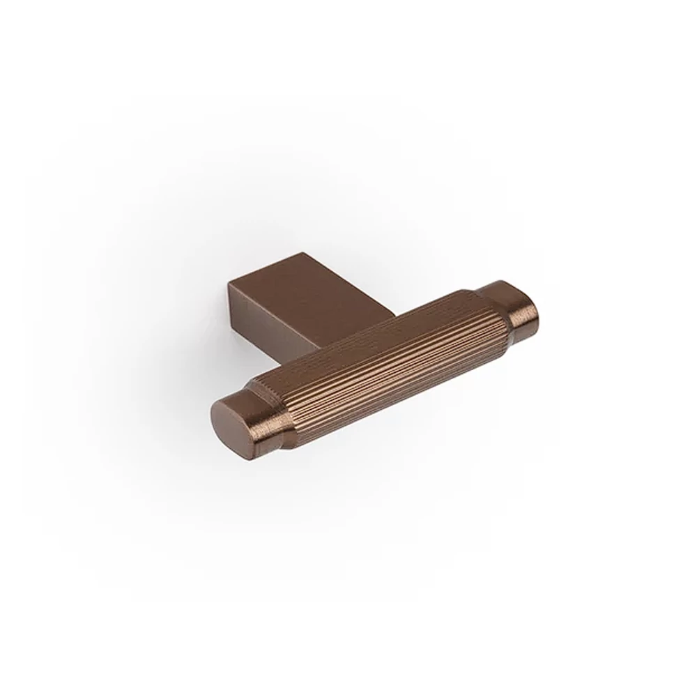Viefe BROOKLYN fogantyú gomb, alumínium, csiszolt bronz
