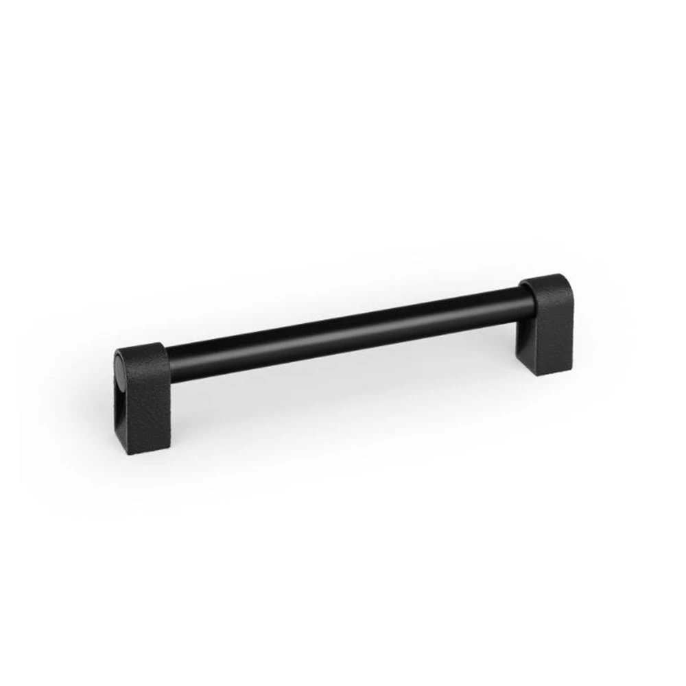 Fogantyú Viefe CASEY 192mm, alumínium, texturált láva fekete - matt fekete