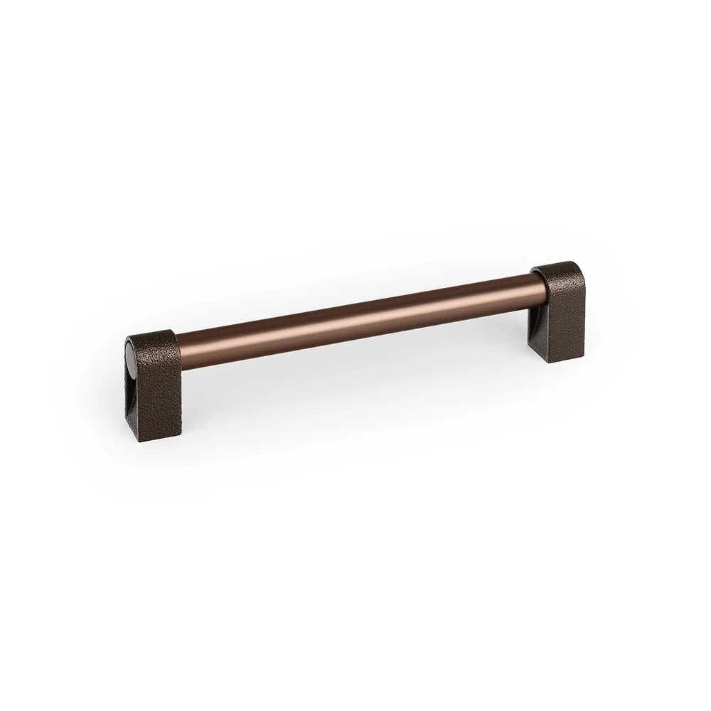 Fogantyú Viefe CASEY 192mm, alumínium, texturált metál barna - matt bronz