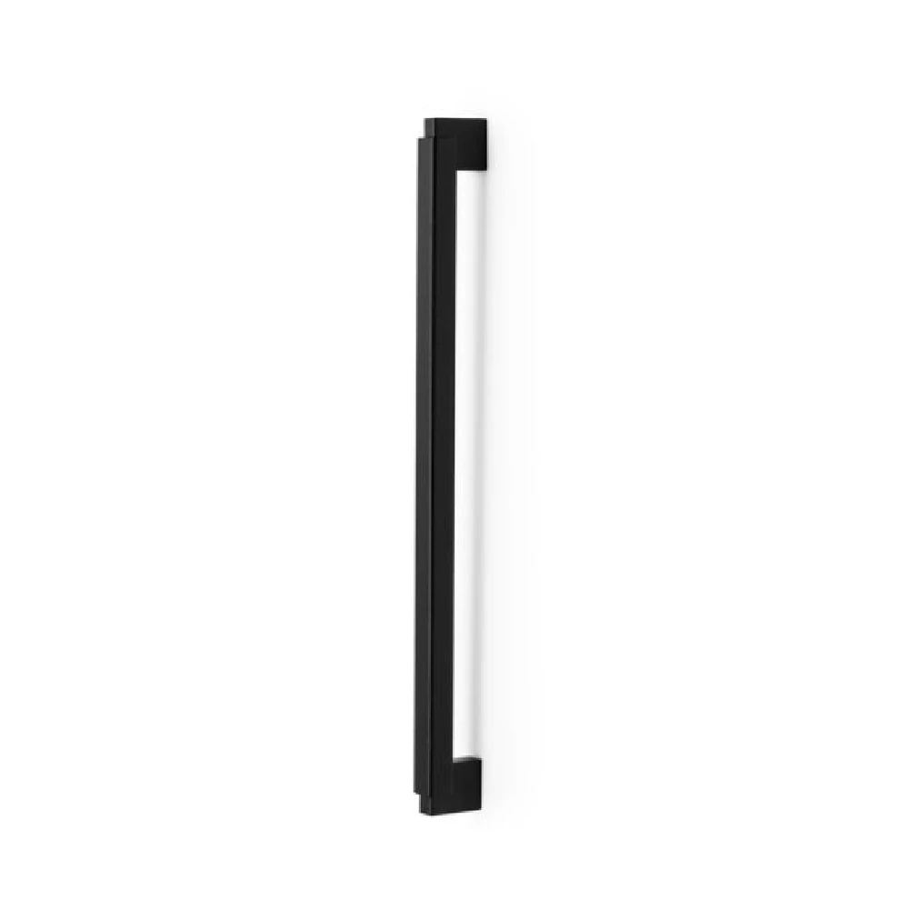 Viefe DUO Big frontról szerelhető fogantyú, 480mm, fém-fa, matt fekete - fekete 0668480NM2M2