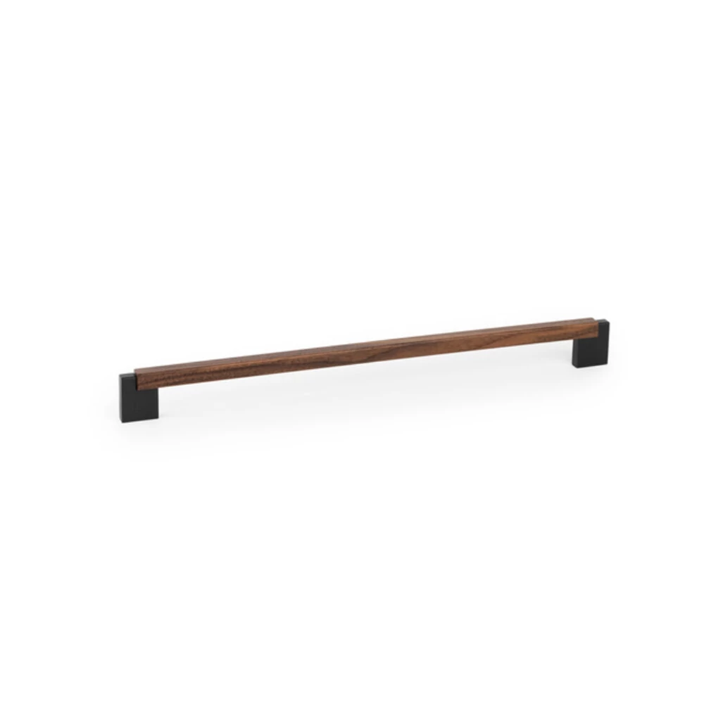 Viefe DUO Mini fogantyú, 320mm, fém-fa, csiszolt láva szürke - dió 0658320NM2717