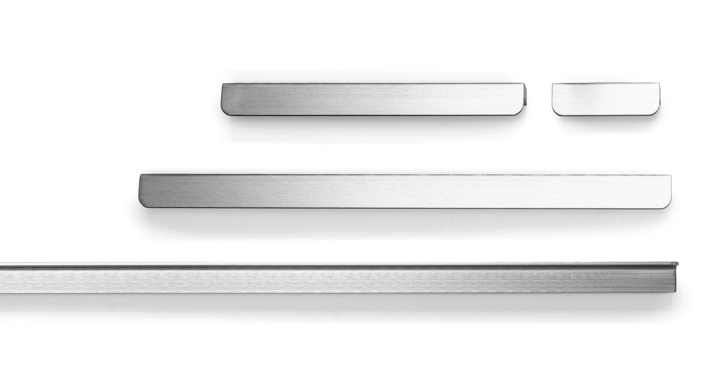 Viefe FLAPP fogantyú 32 mm, alumínium, szálcsiszolt (inox hatású)