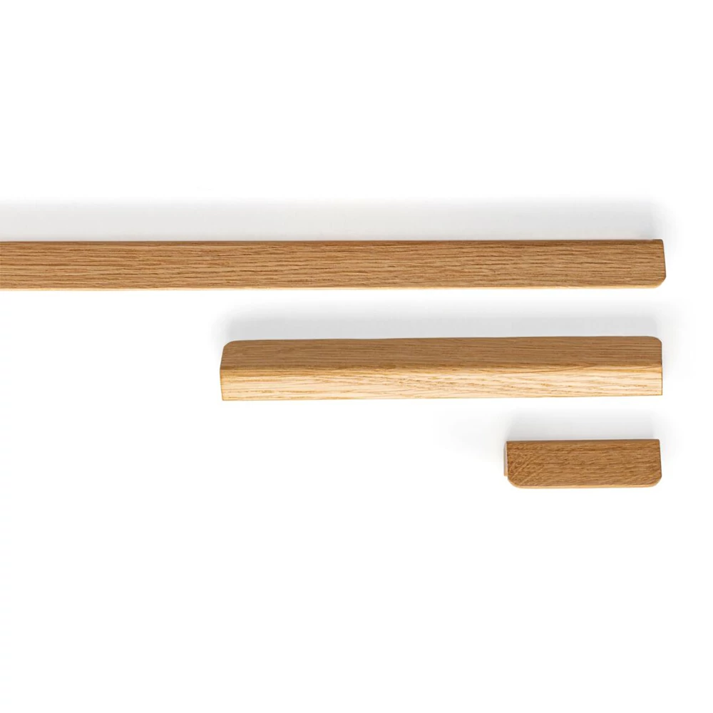 Viefe FLAPP WOOD fogantyú 32mm, facsiszolt nyers 0613032W00