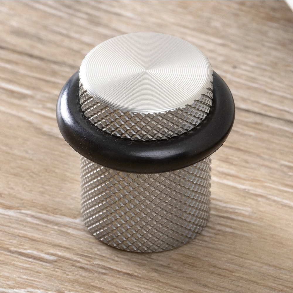 Viefe Graf ajtóütköző - szálcsiszolt (inox hatású) - 8009027L24