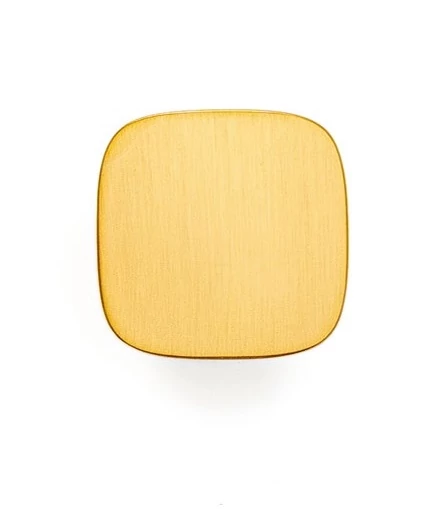 Viefe QUART BIG fogantyú gomb, fém, csiszolt pezsgő