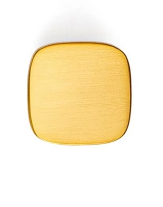 Viefe QUART MINI fogantyú gomb, fém, csiszolt pezsgő