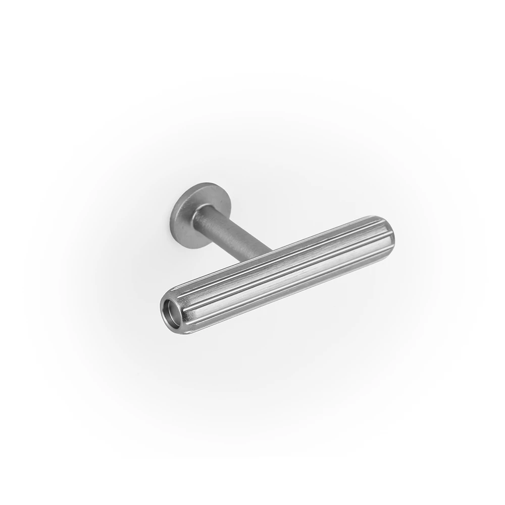 Viefe RILLE Mini gomb fogantyú, alumínium, szálcsiszolt (inox hatású) 0621055L24