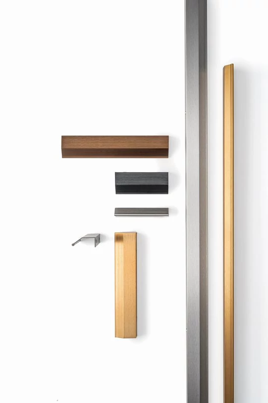 Viefe WING fogantyú 64 mm, alumínium, szálcsiszolt (inox hatású)